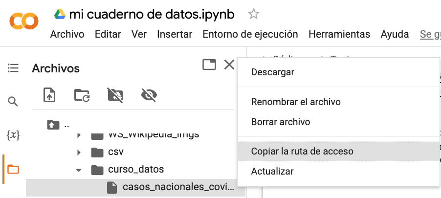 Importar Datos A Google Colab Visualizaci N De Datos Educativos Abiertos